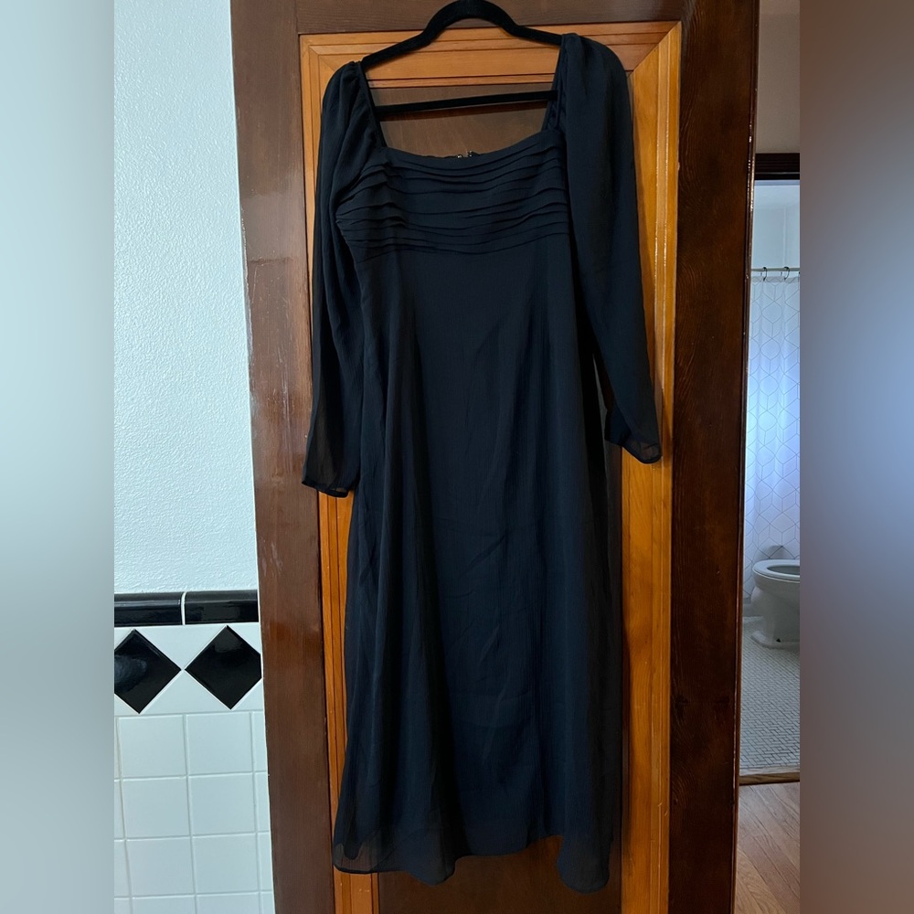 Abercrombie & Fitch black Long Sleeve Dress